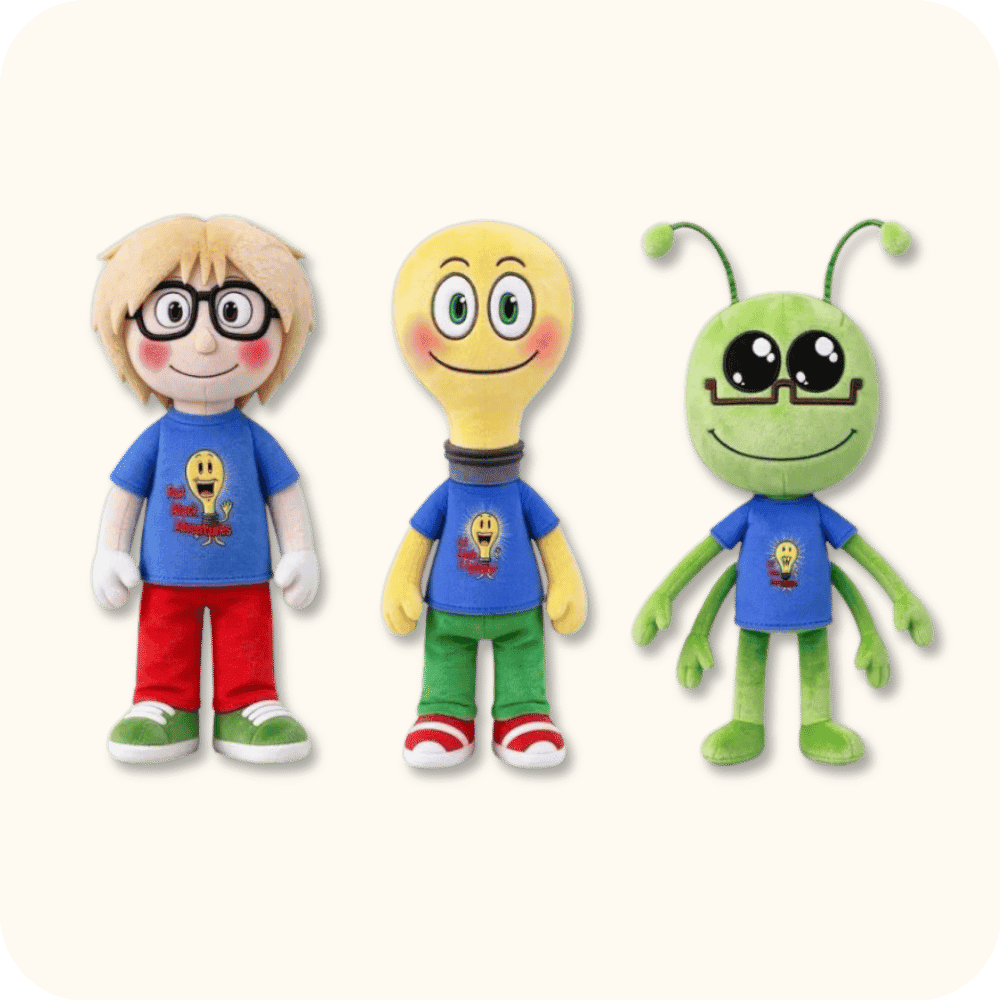 Fact Attack Adventures Plush 3PCS Fact Attack Adventures Plush 3PCS