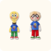 Facty And Lightbulb Plush 2PCS