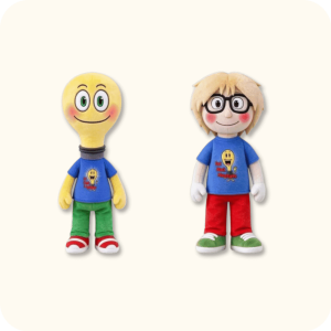 Facty And Lightbulb Plush 2PCS