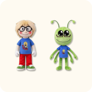 Facty And Martian Plush 2PCS